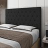 Cabeceira Cama Box Casal Queen Size Potenza 160cm Linho Preto - Desk Design - 6