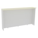 Ver imagem 2 de Bancada Ilha 200cm 100% MDF Cozinha Sevilha Branco/Ártico/Cinza Argila