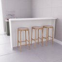 Ver imagem 1 de Bancada Ilha 200cm 100% MDF Cozinha Sevilha Branco/Ártico/Cinza Argila