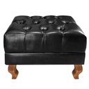 Ver imagem 5 de Poltrona e Puff Chesterfield Imperador Decoração Retrô Vintage Preto