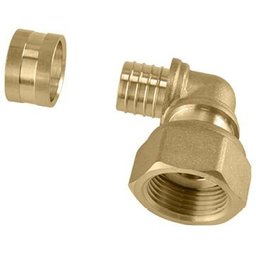 Cotovelo Fêmea Rosca Móvel 20X1/2" Pex, Emmeti - 1