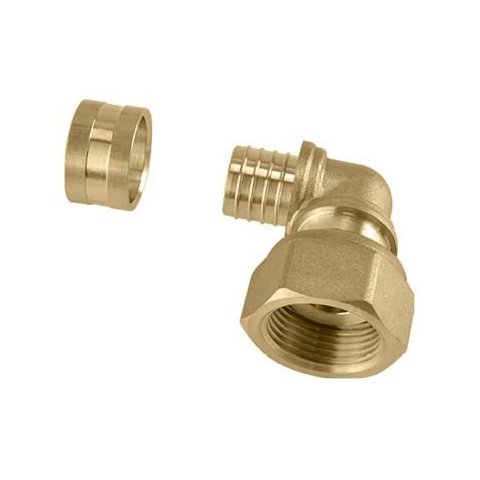 Cotovelo Fêmea Rosca Móvel 20X1/2" Pex, Emmeti