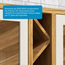 Ver imagem 6 de Armário Aéreo de Cozinha 120cm 3 Portas com Vidro Reflecta 100% Mdf Barbados Espresso Móveis