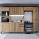 Ver imagem 1 de Cozinha Modulada Torre Quente 5 Peças Montreal Amarelo/Castani