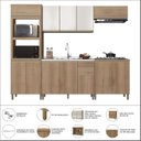 Ver imagem 6 de Cozinha Modulada Torre Quente 5 Peças Montreal Amarelo/Castani/Off-White