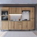 Ver imagem 1 de Cozinha Modulada Torre Quente 6 Peças Montreal Amarelo/Castani