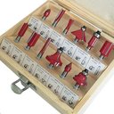 Ver imagem 3 de Jogo Fresas 6mm D Tupia Manual Laminadora Makita e Maleta