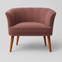 Ver imagem 4 de Poltrona Decorativa para Sala de Estar Espaço Gourmet Tecido Veludo Premium Base Estável