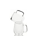 Ver imagem 3 de Conjunto 2 Copos com Alça Parede Dupla 350ml Borossilicato