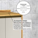 Ver imagem 7 de Balcão de Cozinha 80cm 2 Portas com Tampo 100% MDF Barbados Espresso Móveis Bege/Amêndoa/Off White