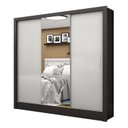 Ver imagem 3 de Guarda-roupa Casal 3 Portas com Espelho Santiago Plus Espresso Móveis