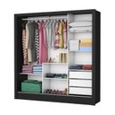 Ver imagem 2 de Guarda-roupa Casal 3 Portas com Espelho Santiago Plus Espresso Móveis