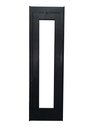 Ver imagem 1 de Vitro Capelinha Alumínio Preto Linha Veneza: 100 x 30