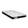 Cama Isa Solteiro Branco com Baú na Cabeceira + Colchão - 9