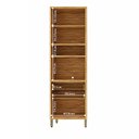 Ver imagem 4 de Paneleiro 70cm 3 Portas e 2 Gavetas com Espaço para Micro-Ondas 100% MDF Barbados Espresso Móveis Be