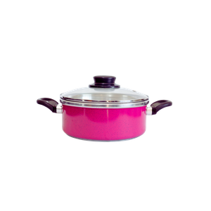 Caçarola Aliança Pigmentada Nº 18 com Tampa de Vidro: praticidade e qualidade para sua cozinha. Rizz