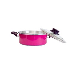 Caçarola Aliança Pigmentada Nº 18 com Tampa de Vidro: praticidade e qualidade para sua cozinha. Rizz - 2