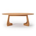 Ver mais imagens de Mesa de Jantar Oval 6 Lugares 210x110cm Paineira CabeCasa MadeiraOriginals Marrom/Champanhe