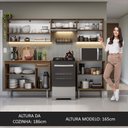 Ver imagem 6 de Armário de Cozinha Compacta 229cm Rustic Emilly Madesa 15