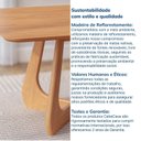 Ver imagem 7 de Mesa de Jantar Retangular 4 Lugares 140x90cm Paineira CabeCasa MadeiraOriginals Marrom/Champanhe