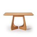 Ver mais imagens de Mesa de Jantar Retangular 4 Lugares 140x90cm Paineira CabeCasa MadeiraOriginals Marrom/Champanhe