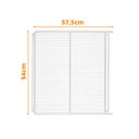 Ver imagem 3 de KIT - 1 Prateleira Grade Branca Visa VN50 VB52 VF50 + 4 Ganchos Suporte - Metalfrio