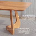 Ver imagem 5 de Mesa de Jantar Retangular 6 Lugares 180x100cm Paineira CabeCasa MadeiraOriginals