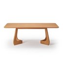 Ver mais imagens de Mesa de Jantar Retangular 6 Lugares 210x100cm Paineira CabeCasa MadeiraOriginals Marrom/Champanhe