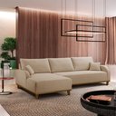 Ver imagem 1 de Sofá Albano Linho 300cm Chaise Lado Esquerdo Meu Sofá Online