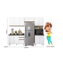 Ver imagem 3 de Cozinha Completa Paneleiro Microondas 4 Peças 100% MDF Angelita