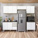 Ver imagem 1 de Cozinha Completa Paneleiro Microondas 4 Peças 100% MDF Angelita