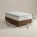 Ver imagem 2 de Conjunto Solteiro Box + Colchão Freedom Ortobom Espuma Viscoelástica 88x188