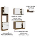 Ver mais imagens de Cozinha Completa Lux Com Armário E Balcão 6 Portas 3 Gavetas