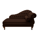 Ver imagem 1 de Recamier Sofá Esquerdo Larissa 150cm Sala Corano Marrom - Incasa Decor