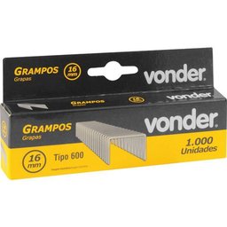 Grampo 16mm para Gpe-916 Cx com 1000 Unidades - Vonder - 2