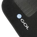 Ver imagem 6 de Jogo de Tapete Automotivo Carpete Gol G5 2009 À 2012 Soft Logo Bordado Preto 5 Peças