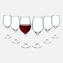 Ver imagem 4 de Taça para Vinho Barone 385 ml Transparente Nadir - Kit com 12 Unidades