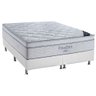 Cama Box Queen: Colchão Molas SuperPocket Ensacadas Ortobom Freedom Visco + Base CRC Courano - 1
