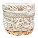 Ver imagem 1 de Cesta Tramada em Fibra Natural Cloe M