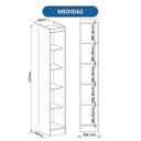Ver imagem 2 de Guarda-roupa Modulado 1 Porta com Espelho Infinity