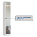 Ver imagem 4 de Guarda-roupa Modulado 1 Porta com Espelho Infinity