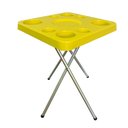 Ver imagem 2 de Mesa Praia Petisqueira Alta Dobrável e Sup. Guarda-sol Chão