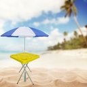 Ver imagem 7 de Mesa Praia Petisqueira Alta Dobrável e Sup. Guarda-sol Chão