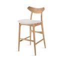 Ver imagem 1 de Banqueta Joana Estofada Castanho/couro Sier