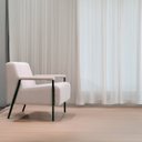 Ver imagem 1 de Poltrona Baixa com Apoio de Braços Estofados e Pernas em Metal Lower Espresso Móveis