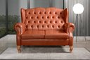 Ver imagem 1 de Sofá Imperador Namoradeira Chesterfield Retrô Colonial Cobre Caramelo