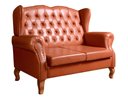 Ver imagem 2 de Sofá Imperador Namoradeira Chesterfield Retrô Colonial Cobre Caramelo