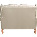 Ver imagem 5 de Sofá Imperador Namoradeira Chesterfield Retrô Colonial Bege