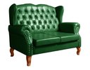 Ver imagem 2 de Sofá Imperador Namoradeira Chesterfield Retrô Colonial Verde