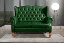 Ver imagem 1 de Sofá Imperador Namoradeira Chesterfield Retrô Colonial Verde